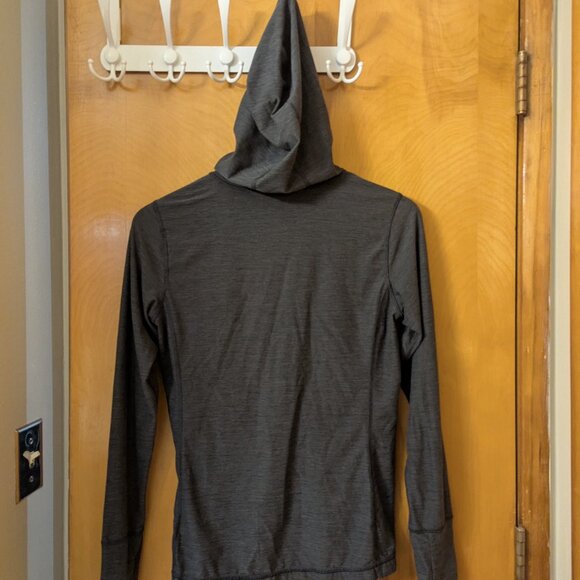 Mountain Hardware Long sleeve Hooded Top, Heather Gray, Women's S - Picture 4 of 8